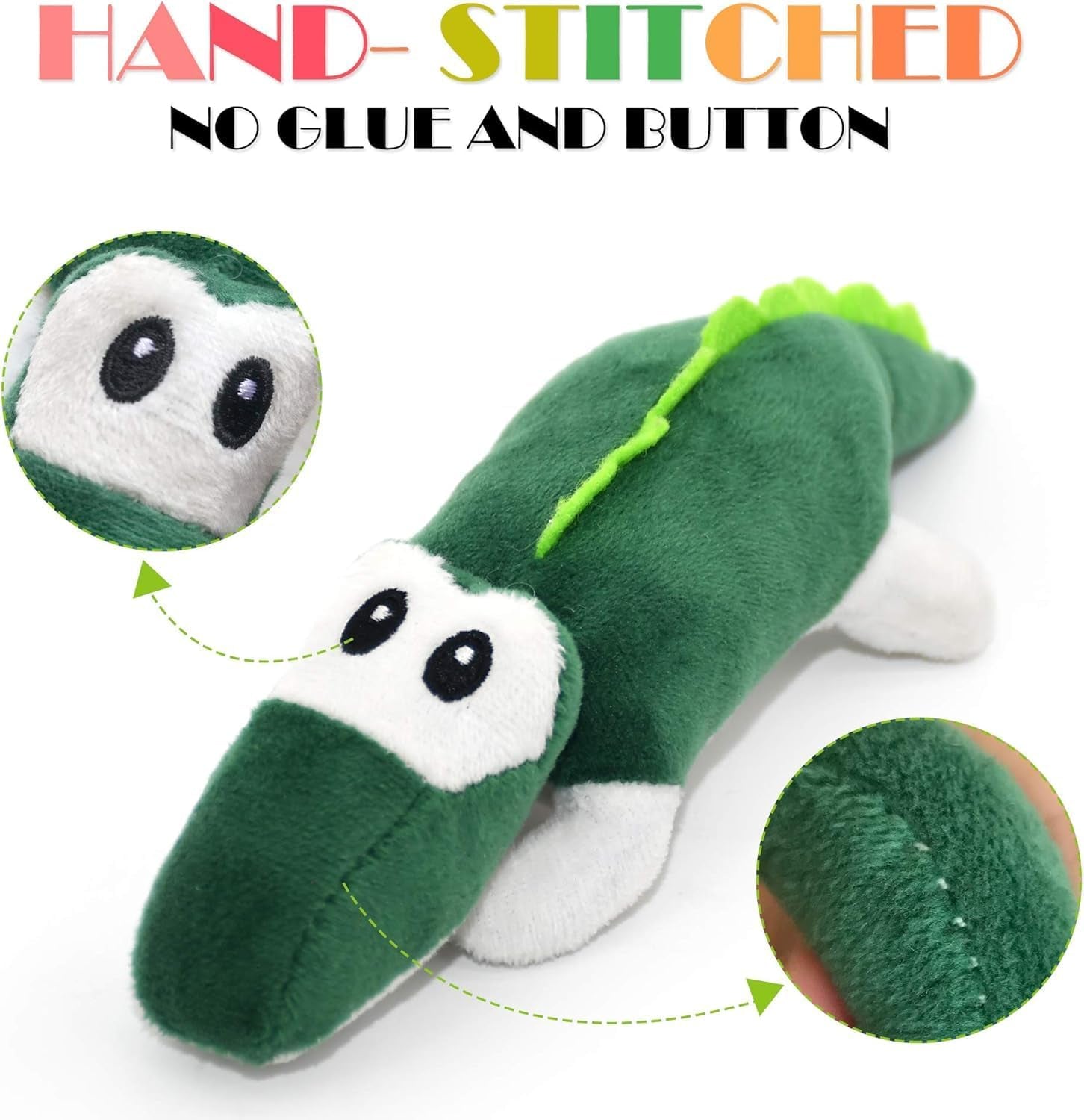 Dog Squeaky Toys for Small Dogs,Stuffed Animal Puppy Toy,Cute Puppy Chew Toy for Dog Teething, for Small to Medium Dogs,Soft Plush Pet Toys Pack 12 in Gift Box