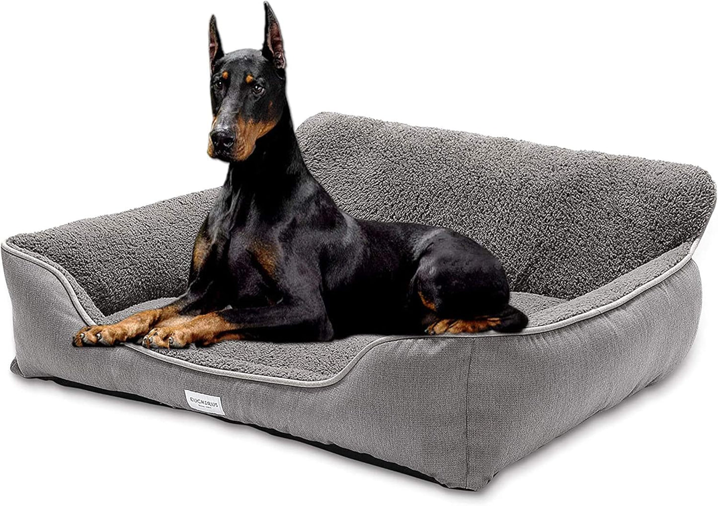 Pet Beds/Dog Beds, Self-Warming, Comfortable and Safety, Machine Wash & Dryer Friendly, Perfect Cushion Beds for Dogs and Cats (M(23.6" X 19.7" X 7.8"), Gray)