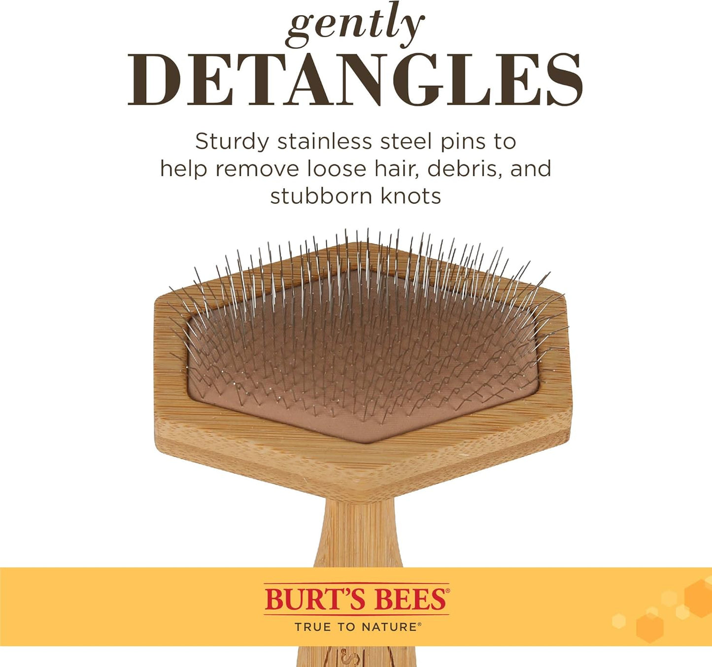 Bamboo Slicker Brush for Dogs and Puppies | Removes Knots, Debris, Loose Fur | Made of Bamboo and Recycled Materials, 24 Pack