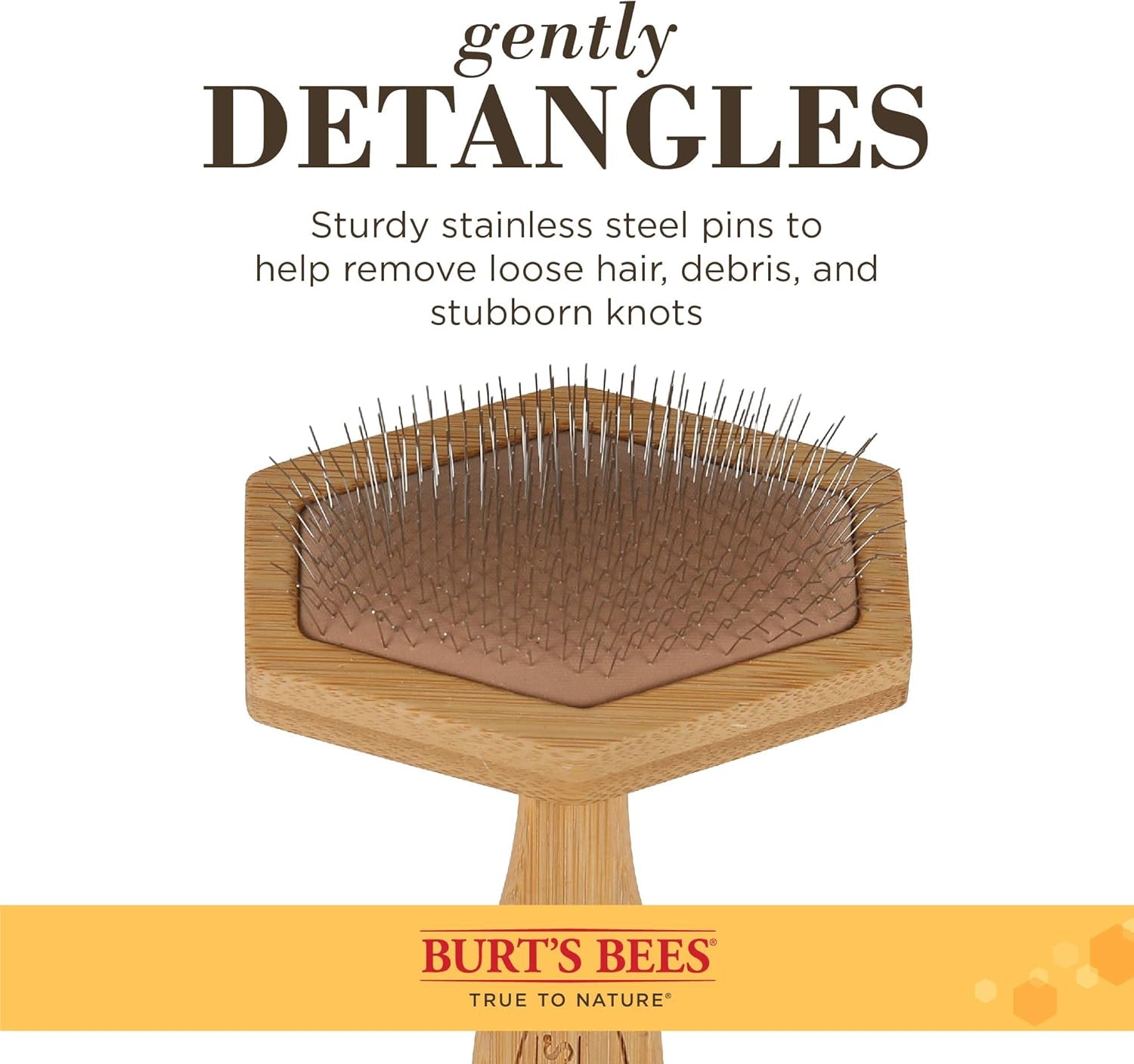 Bamboo Slicker Brush for Dogs and Puppies | Removes Knots, Debris, Loose Fur | Made of Bamboo and Recycled Materials, 24 Pack