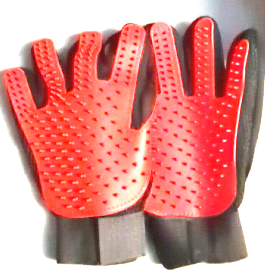 Usitek Grooming Care Pet Hair Remover Roller and Pet Grooming Gloves, Deshedding