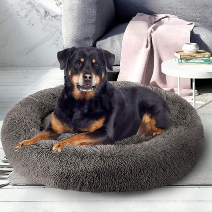 Fluffy Luxe Pet Bed for Dogs & Cats, Anti-Slip, Waterproof Base, Machine Washable, Durable 5 Colors Available