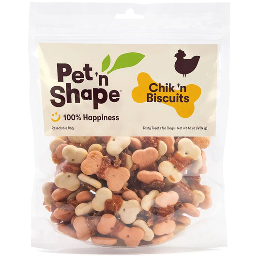 Chik 'N Biscuits Dog Treats, 16 Oz. Pet Treats in Resealable Bag