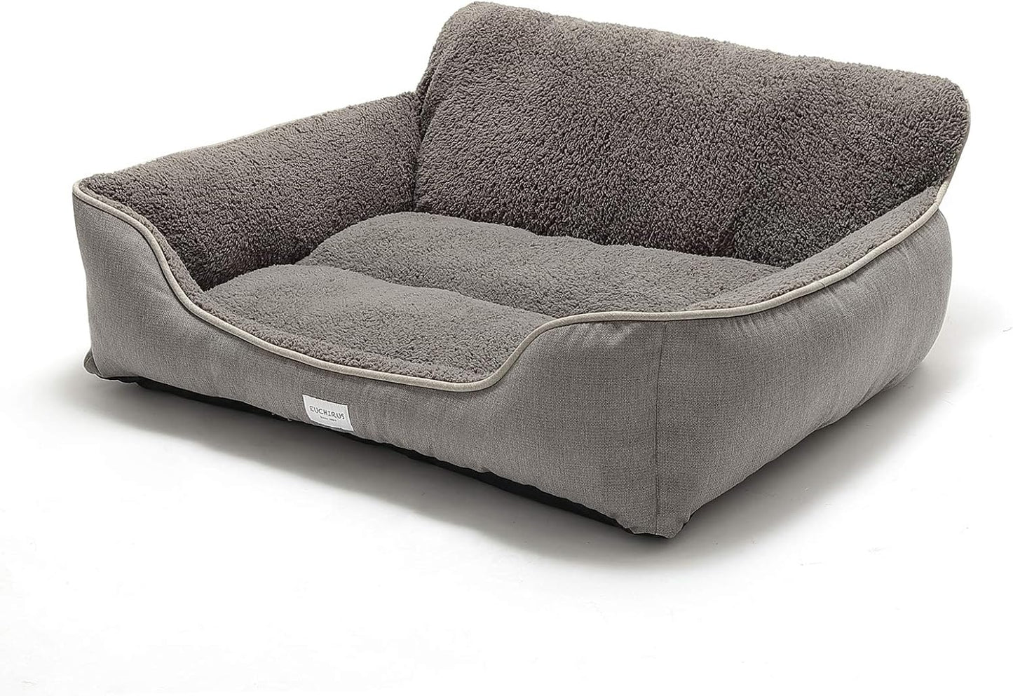 Pet Beds/Dog Beds, Self-Warming, Comfortable and Safety, Machine Wash & Dryer Friendly, Perfect Cushion Beds for Dogs and Cats (M(23.6" X 19.7" X 7.8"), Gray)