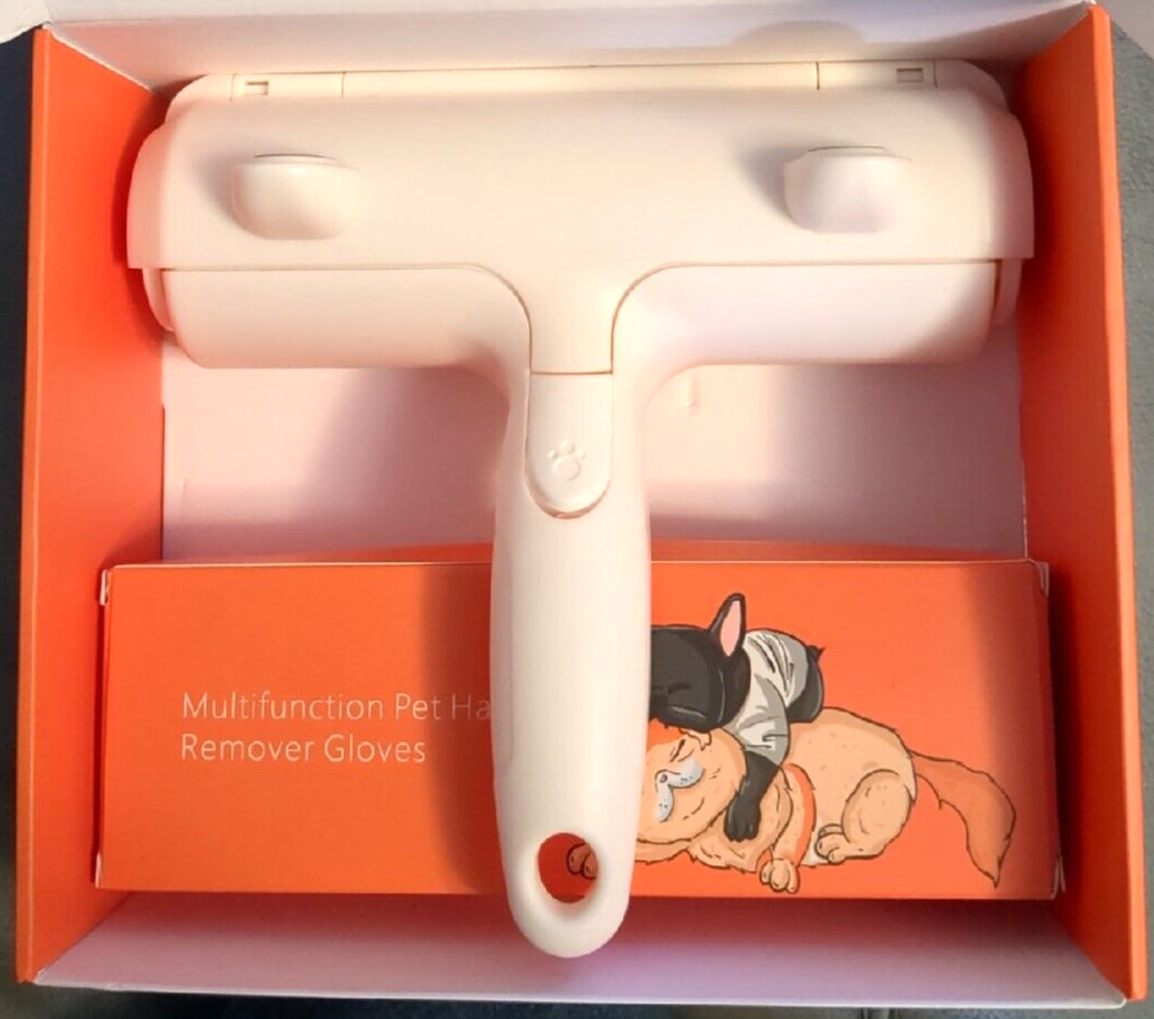 Usitek Grooming Care Pet Hair Remover Roller and Pet Grooming Gloves, Deshedding